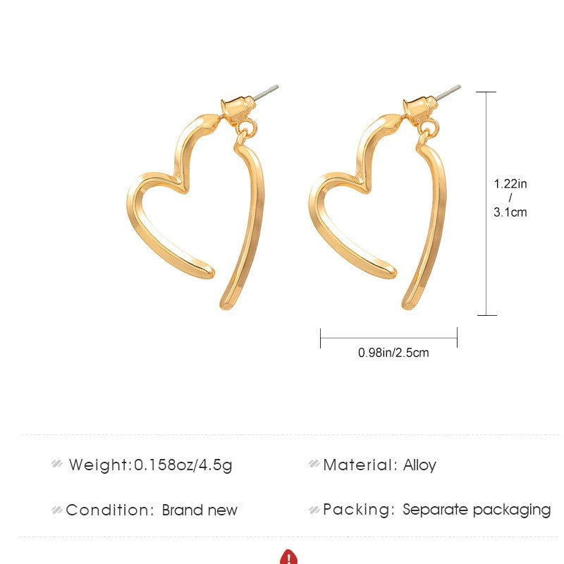 Pendientes Corazón Colgante